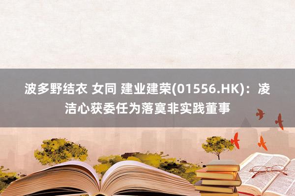 波多野结衣 女同 建业建荣(01556.HK)：凌洁心获委任为落寞非实践董事