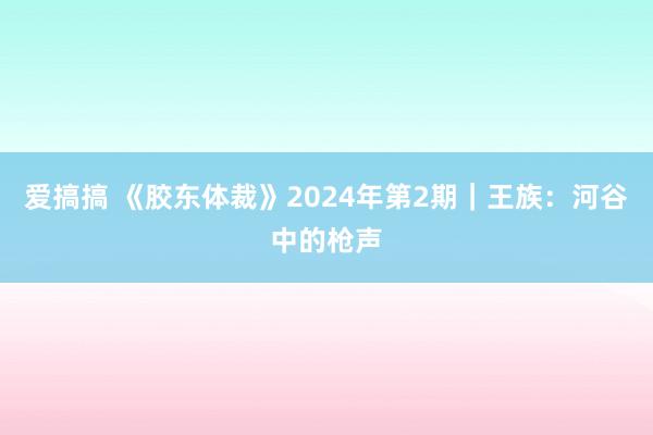 爱搞搞 《胶东体裁》2024年第2期｜王族：河谷中的枪声