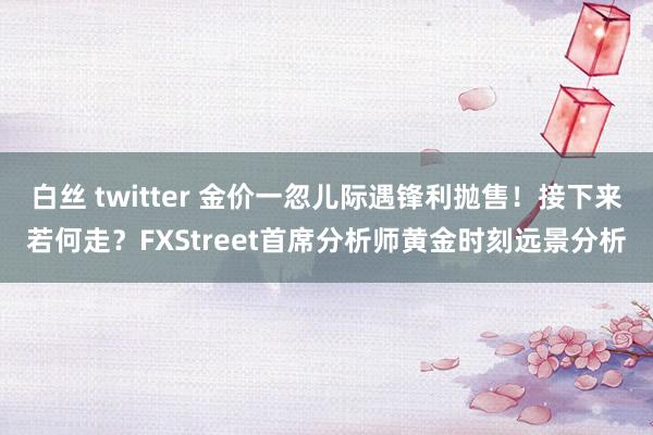 白丝 twitter 金价一忽儿际遇锋利抛售！接下来若何走？FXStreet首席分析师黄金时刻远景分析