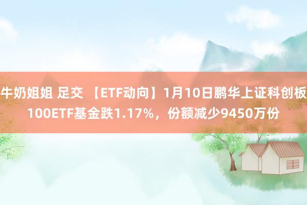 牛奶姐姐 足交 【ETF动向】1月10日鹏华上证科创板100ETF基金跌1.17%，份额减少9450万份