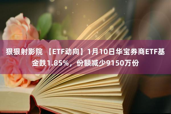 狠狠射影院 【ETF动向】1月10日华宝券商ETF基金跌1.85%，份额减少9150万份