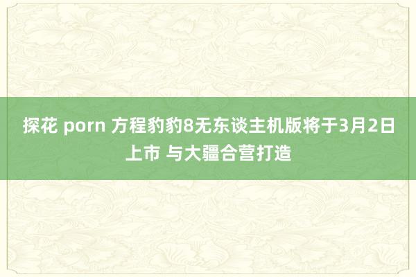 探花 porn 方程豹豹8无东谈主机版将于3月2日上市 与大疆合营打造